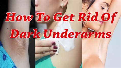 How To Get Rid Of Dark Underarms Naturally Fast | Dark Underarms ...