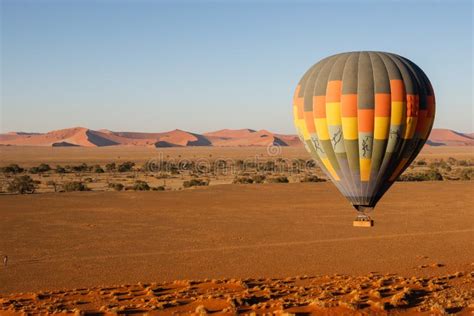 Hot Air Balloon Sunrise stock photo. Image of desert - 109479126