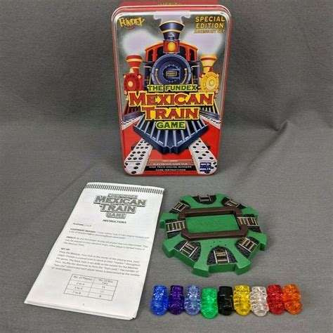 Fundex Domino Mexican Train Accessory Set Special Edition New Batteries Complete #Fundex in 2020 ...