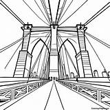 Brooklyn Bridge Coloring Page  Pagescom sketch template