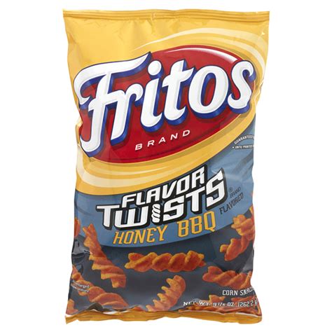 Fritos® Flavor Twists® Honey BBQ Flavored Corn Snacks, 9.25 oz Corn Chips | Meijer Grocery ...