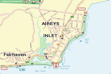 Tour Melbourne - Aireys Inlet Map