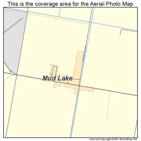 Aerial Photography Map of Mud Lake, ID Idaho