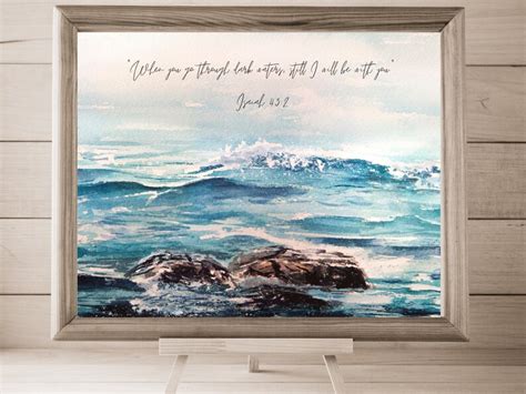 Scripture Wall Art, Bible Verse Wall Art, Christian Wall Art, Printable, Modern Scripture, Deep ...