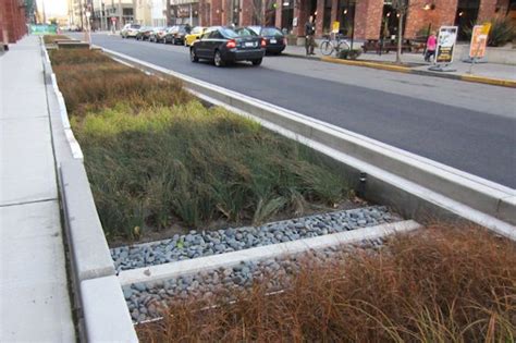 Green Stormwater Infrastructure & Streetscapes - Land8.com | Landscape design, Stormwater, Green ...