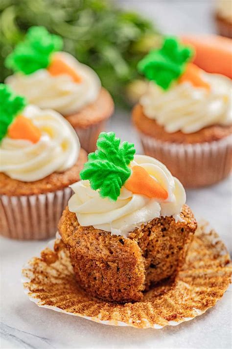 Most Amazing Carrot Cake Cupcakes - The Stay At Home Chef