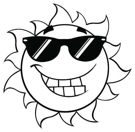 Sun Clipart Black and White Pictures – Clipartix