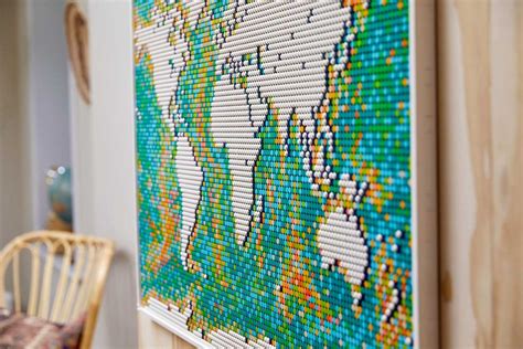 LEGO Art World Map | The Coolector