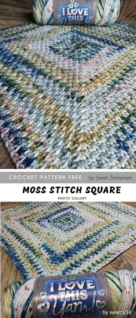 Gorgeous Moss Stitch Crochet Blankets | Easy crochet blanket, Crochet ...