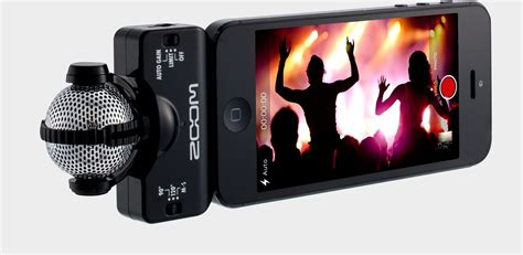 Zoom iQ5 Professional Stereo Microphone for iOS - Video recording | Geeky gadgets, Iphone ...