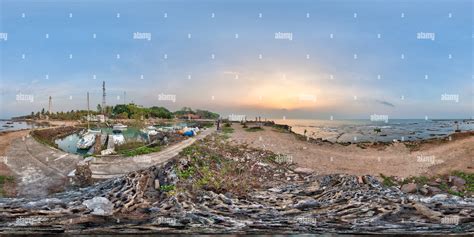 360° view of Small Jetty near Anyer Lighthouse - Alamy