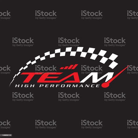 Team Racing Car Logo Vector Illustration Design For Logos Posters Stickers Tshirts20230508 Stock ...