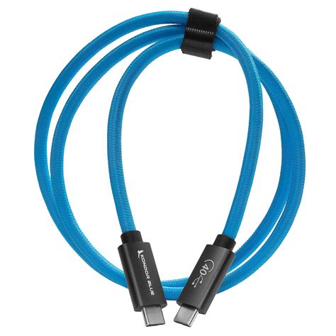 Thunderbolt 4 USB Type-C Charging & Data Transfer Cable – Kondor Blue