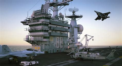 cvn uss nimitz 3d model