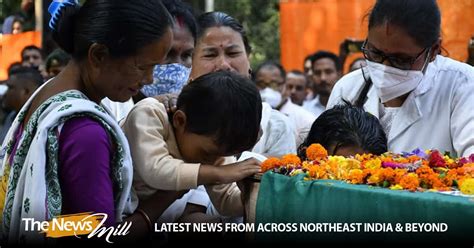 Manipur ambush: Suman Swargiary laid to rest with full state honours in ...