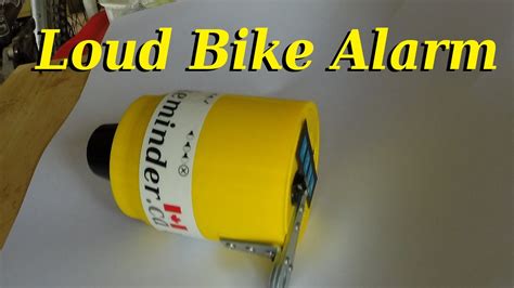 Intelligent, Loud Bike Alarm - YouTube