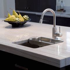 White Lux Quartzite with white shaker cabinets