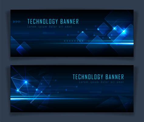 Futuristic Abstract technology banner 622637 Vector Art at Vecteezy