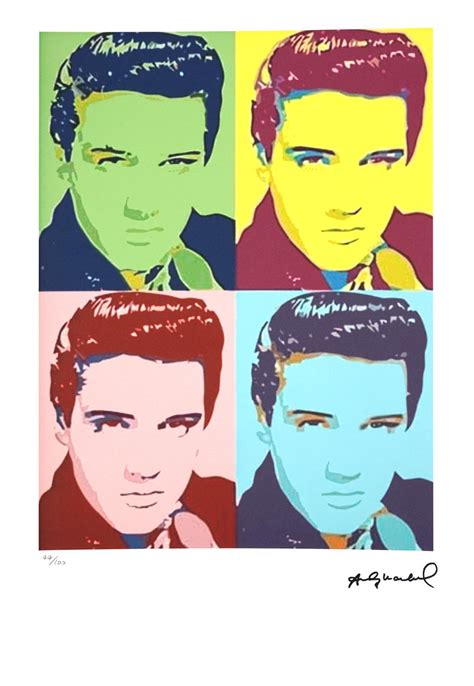 Bid Now: Andy Warhol (1928-1987) - Elvis Presley - November 4, 0121 6:00 PM CET