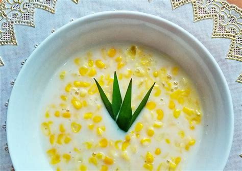 Resep Bubur Jagung Manis oleh Dilla Wahab | Resep | Bubur jagung, Resep ...