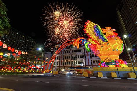 Fireworks Chinese New Year Singapore - Image to u