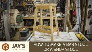 how to build a bar stool bench - Woodworking Challenge