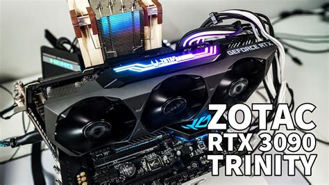 Zotac GAMING GeForce RTX 3090 Trinity 24 GB GDDR6X 384-bit GBps PCIE Gaming Graphics Card ...