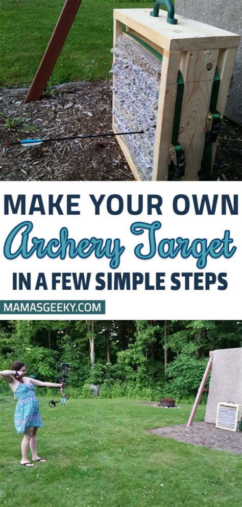 How to Make Your Own DIY Archery Target | Mama's Geeky