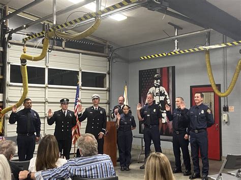 North County Fire promotes and badges new officers - Village News