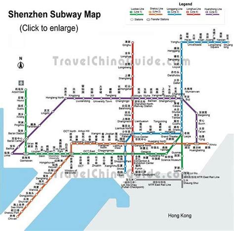 Shenzhen Subway Map: Metro Lines, Stations | Subway map, Metro map, Map