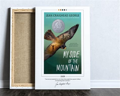 My Side of the Mountain Book Cover Poster Jean Craighead George, My Side of the Mountain Poster ...