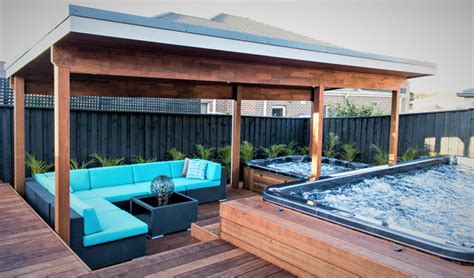 5 above ground spa pool landscaping ideas | mySpa Sydney