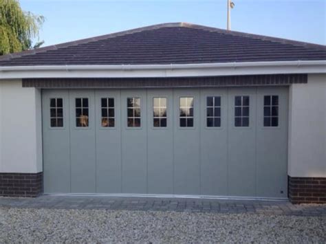 Side-sliding are the most original garage door designs in UK.