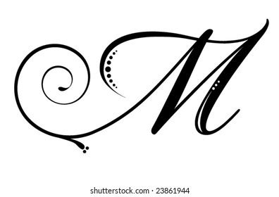 Letter M Tattoo Fonts