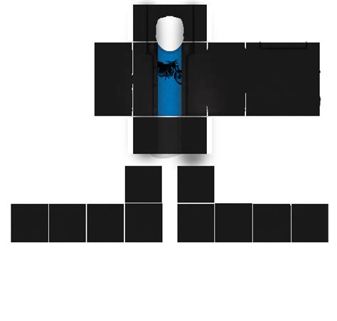 PC / Computer - Roblox - Blue and Black Motorcycle Shirt - The Textures Resource