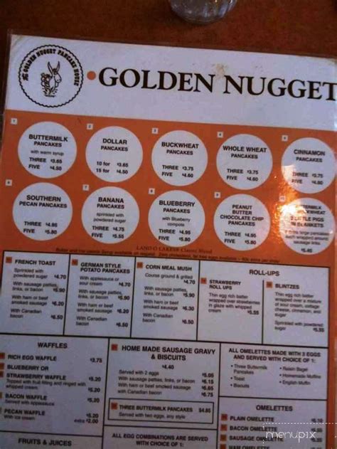 Menu of Pancake House Golden Nugget in Dayton, OH 45409