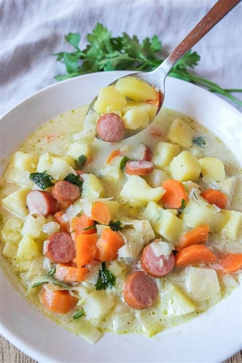 German Potato Soup Recipe (Kartoffelsuppe) - Recipes From Europe