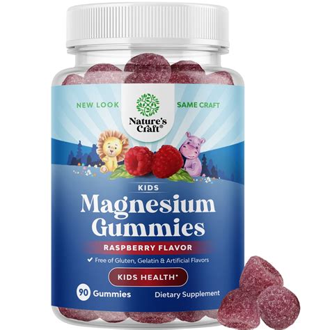 Relaxing Calm Magnesium Gummies for Kids - Great Tasting Kids Magnesium ...