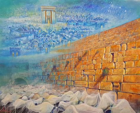 Original Oil Painting: Next Year in rebuilt Jerusalem by Alex Levin