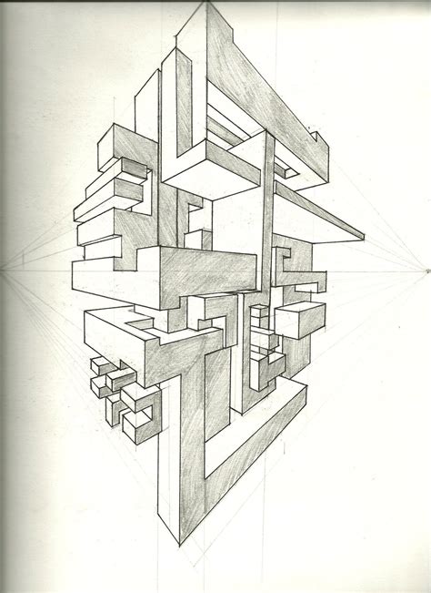 Two-Point Perspective | Perspective drawing, Perspective art, 2 point perspective drawing