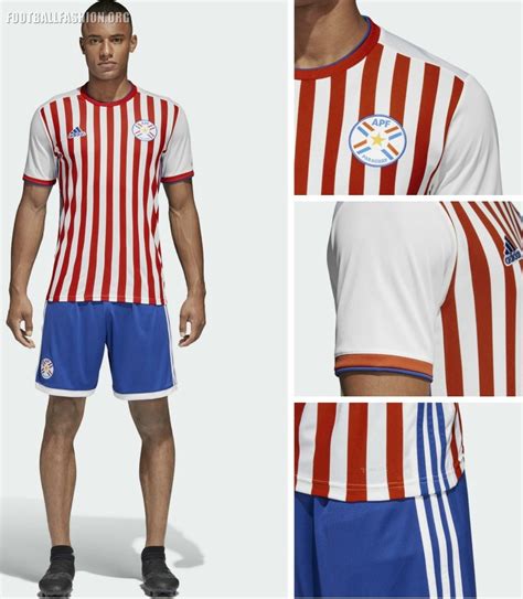 Paraguay 2018/19 adidas Home Kit – FOOTBALL FASHION.ORG