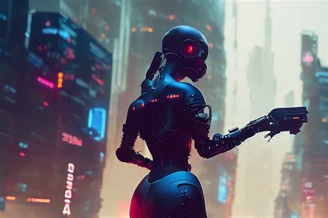 Online crop | HD wallpaper: robot, cyberpunk | Wallpaper Flare