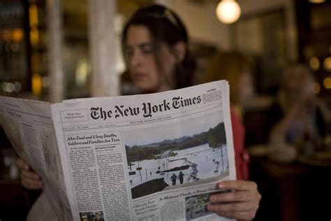 New York Times CEO: Print journalism has maybe another 10 years : news