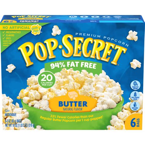 94% Fat Free Butter Flavor - Pop Secret