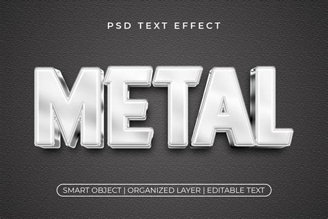 Metal Text Effect | Creative Market