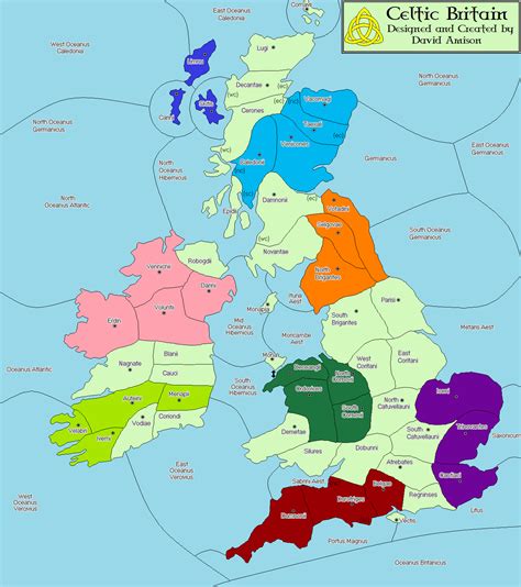 Celtic Tribes the Brigantes | The map for the Celtic Britain Variant ...