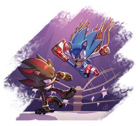 Sonic vs Shadow - Sonic the Hedgehog Wallpaper (44344857) - Fanpop ...