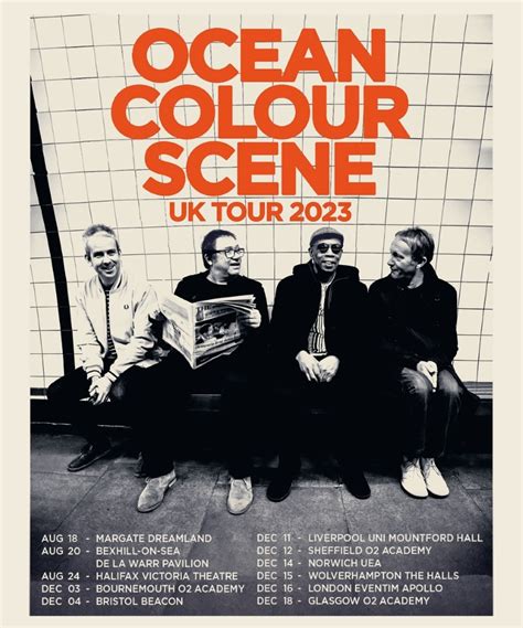 Ocean Colour Scene - UK Tour 2023 - 18 December 2023 - O2 Academy ...