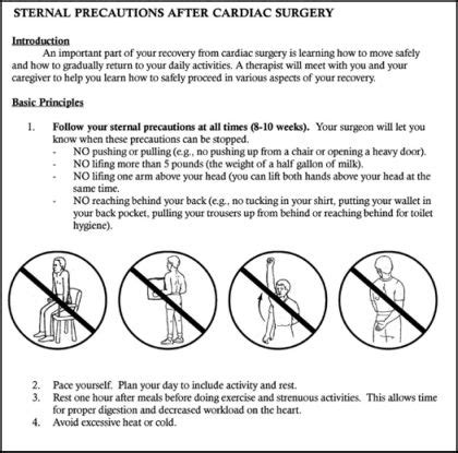 Sternal precautions. | Occupational therapy activities, Occupational ...