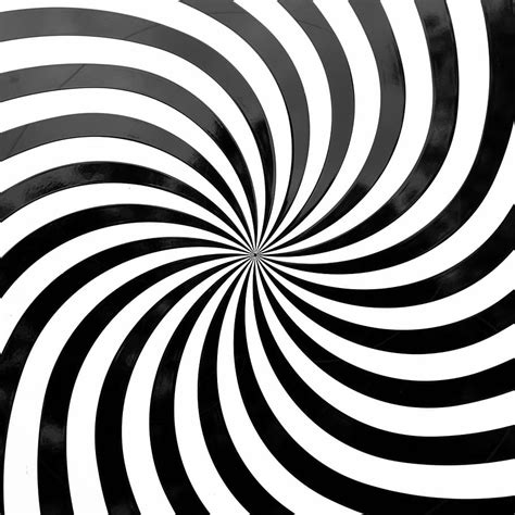 HD wallpaper: white and black spiral illustration, optical deception ...